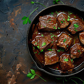 Khoreshe Albaloo – persisches Schmorfleischgericht | Rezept | Handelshof