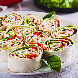 Pesto-Tortilla-Röllchen | Leckeres Rezept | Handelshof