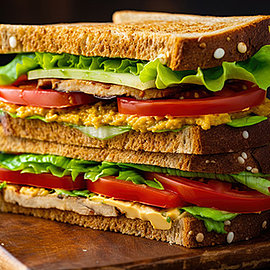 Rezept: Vegetarisches Club-Sandwich | Handelshof