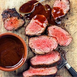 Bürgermeisterstück mit Espresso-Rub aus dem Smoker | Rezept | Handelshof