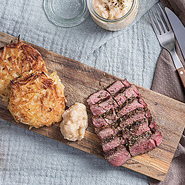 Flammendes Vergnügen - Gegrillte Rehkeule vom Grilll | Handelshof