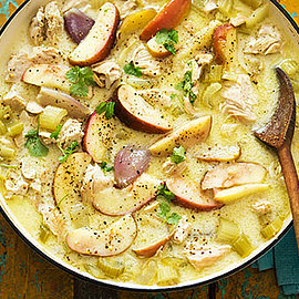 Perlhuhn mit Cidre und Äpfeln | Rezept | Handelshof