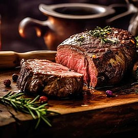 Roastbeef mit Kürbisgemüse | Rezept | Handelshof