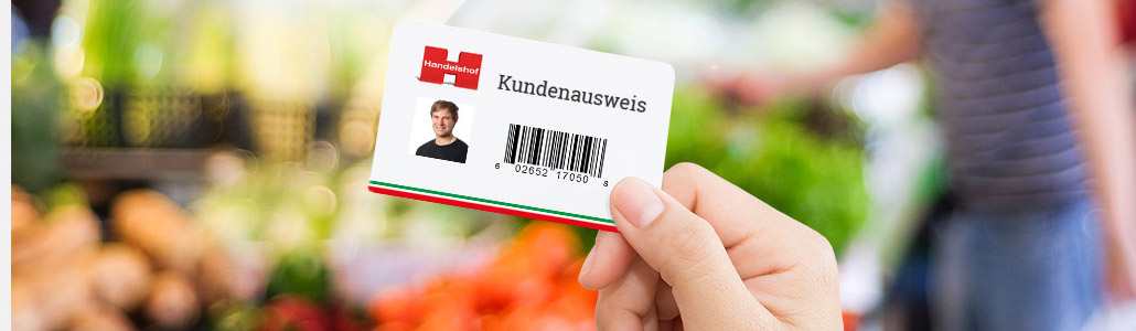 Die Handelshof Kundenkarte - als Handelshof-Kunde anmelden.