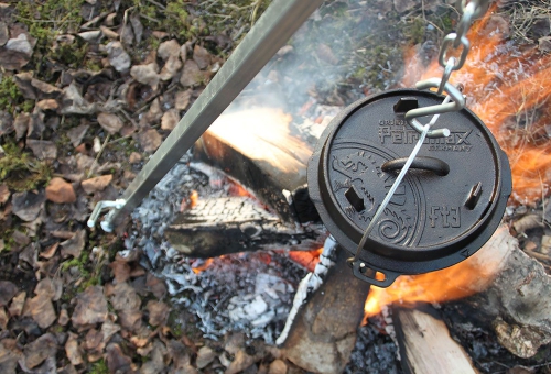 Feuertopf mit Feuerstelle