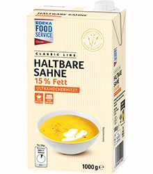 Edeka Foodservice Classic Haltbare Sahne