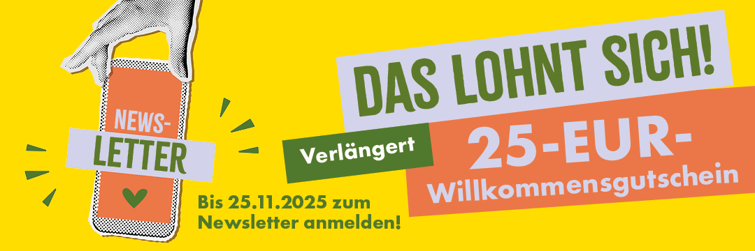 Jetzt zum Handelshof-Newsletter anmelden und einen 25 € Gutschein erhalten