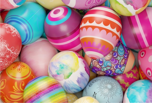 Bunte Ostereier Bunte Ostereier