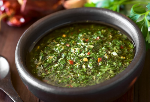 Chimichurri in Schale 