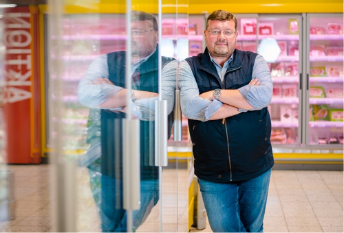 Detlef Verfürth im Handelshof Markt