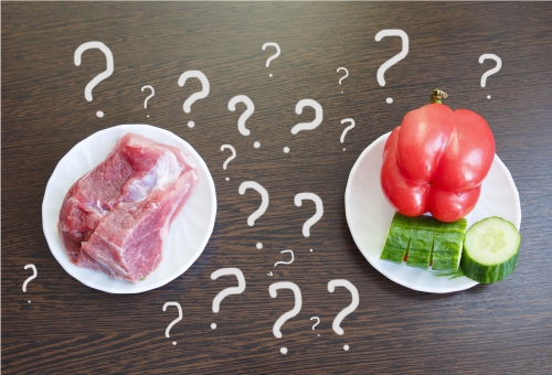 Gemüse oder Fleisch Gemüse oder Fleisch