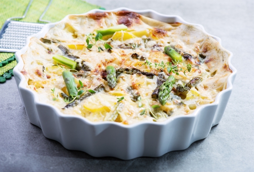 Kartoffel-Spargel-Gratin