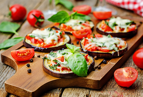 Pizza mit Auberginen-Boden | Handelshof