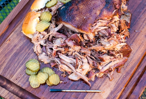 Zubereitetes Fleisch mit dem Meater Zubereitetes Fleisch mit dem Meater