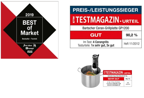 Bartscher Qualitätssiegel Bartscher Qualitätssiegel
