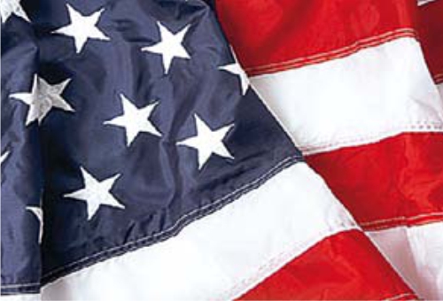 US-Flagge US Beef Prime Quality im Handelshof