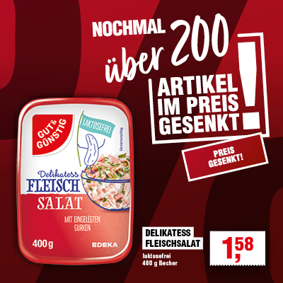 Im Preis gesenkt: Fleischsalat Im Preis gesenkt: Fleischsalat