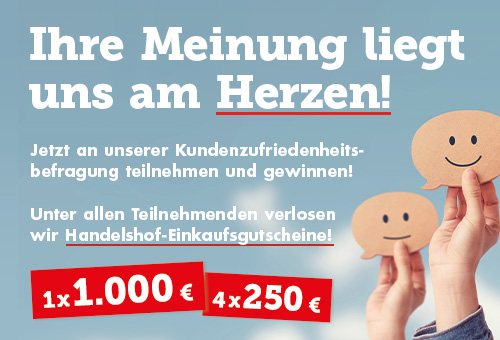Motiv Kundenzufriedenheitsumfrage 2023 Handelshof