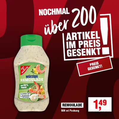 Im Preis gesenkt: Remoulade Im Preis gesenkt: Remoulade