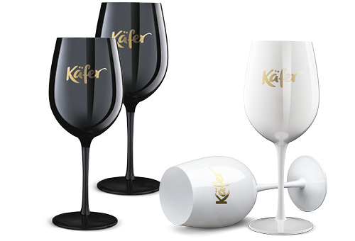 Verschiedene Kelchgläser von Käfer