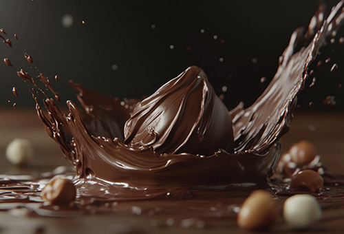 Dunkler und Nougat und Herkunft Nuss-Nougat-Creme