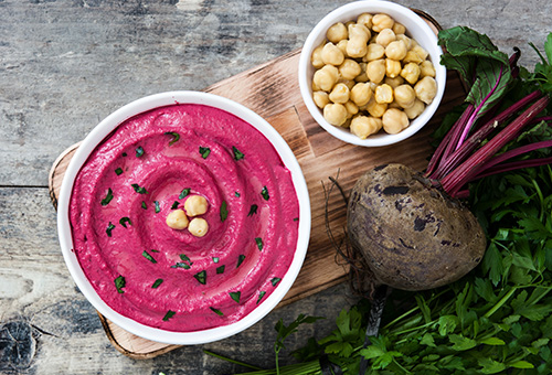 Rote Beete-Hummus